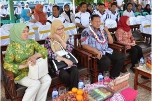 Wakil Bupati Kuningan, H Acep Purnama saat berkunjung ke SMK Model Patriot.